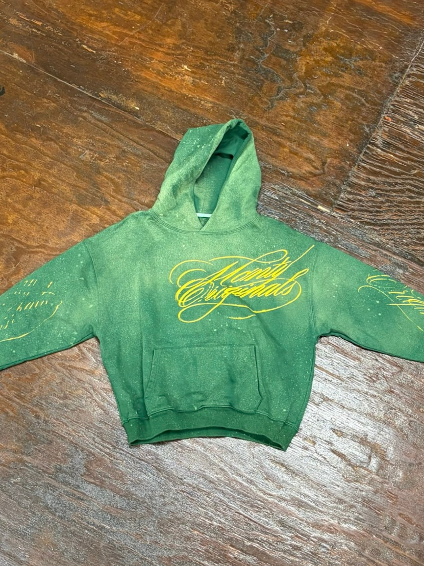 Script Hoodie — Green