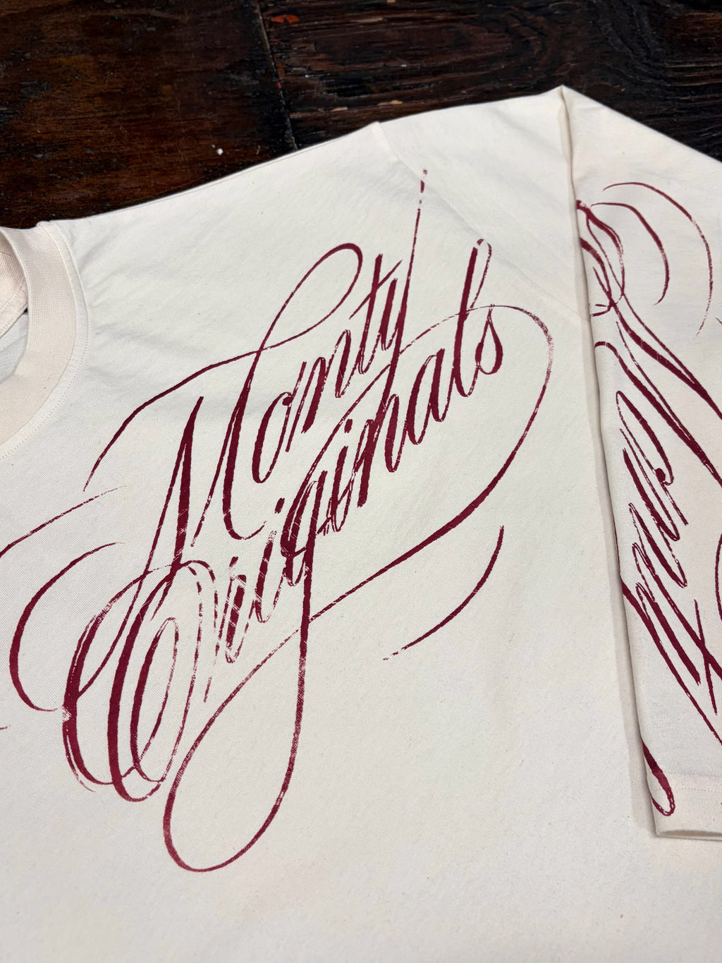 Script Longsleeve — Natural